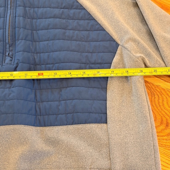 Johnnie-O Men's Golf Quarter-Zip Pullover in Blue Grey (Size Small) - Picture 5 of 8